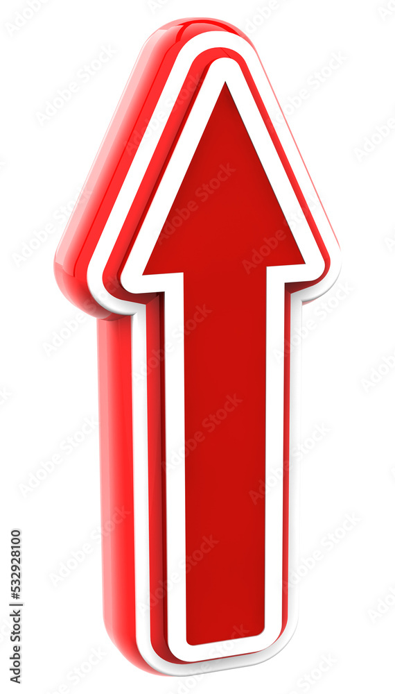 Arrow Up 3D Render Arrow Up 3D Render