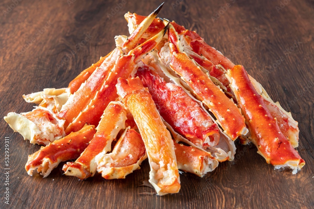 北海道の美味しいタラバガニ