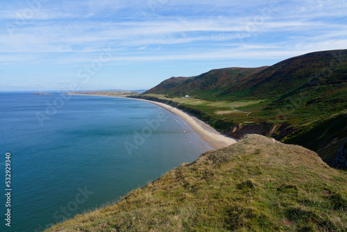 Rhossili Bay and beach on the Gower Peninsula