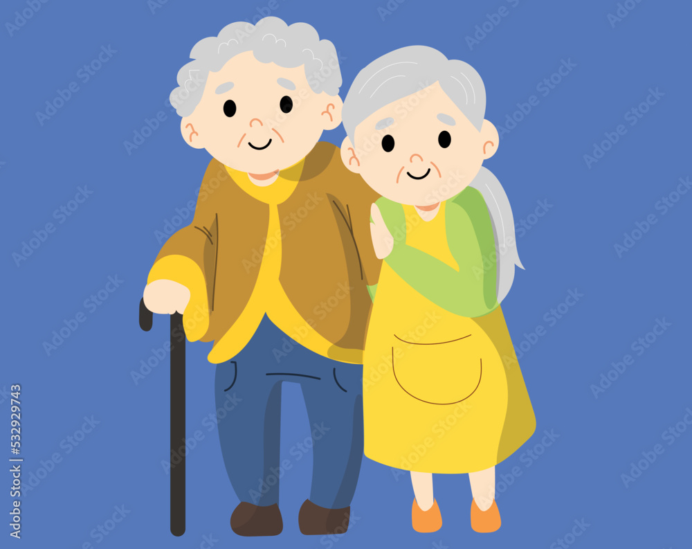 International Day of Older Persons vector. International Day of Older Persons vector.