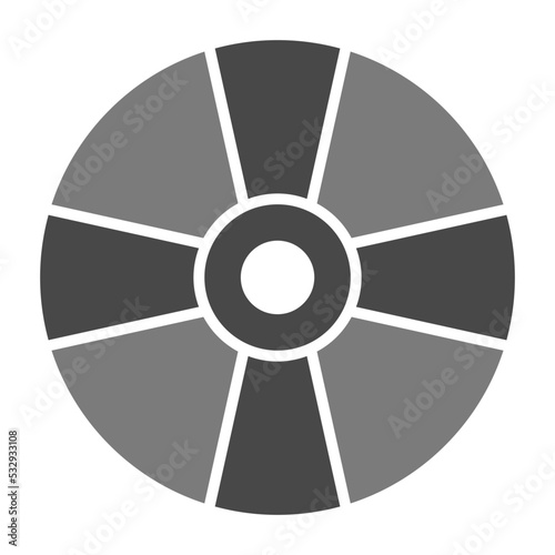 Cd Greyscale Glyph Icon