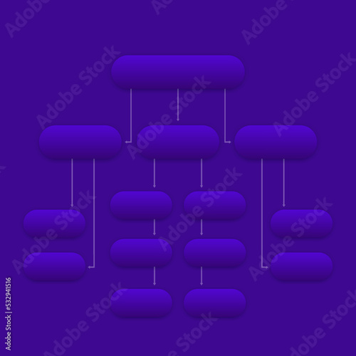 flowchart template, vector design for web