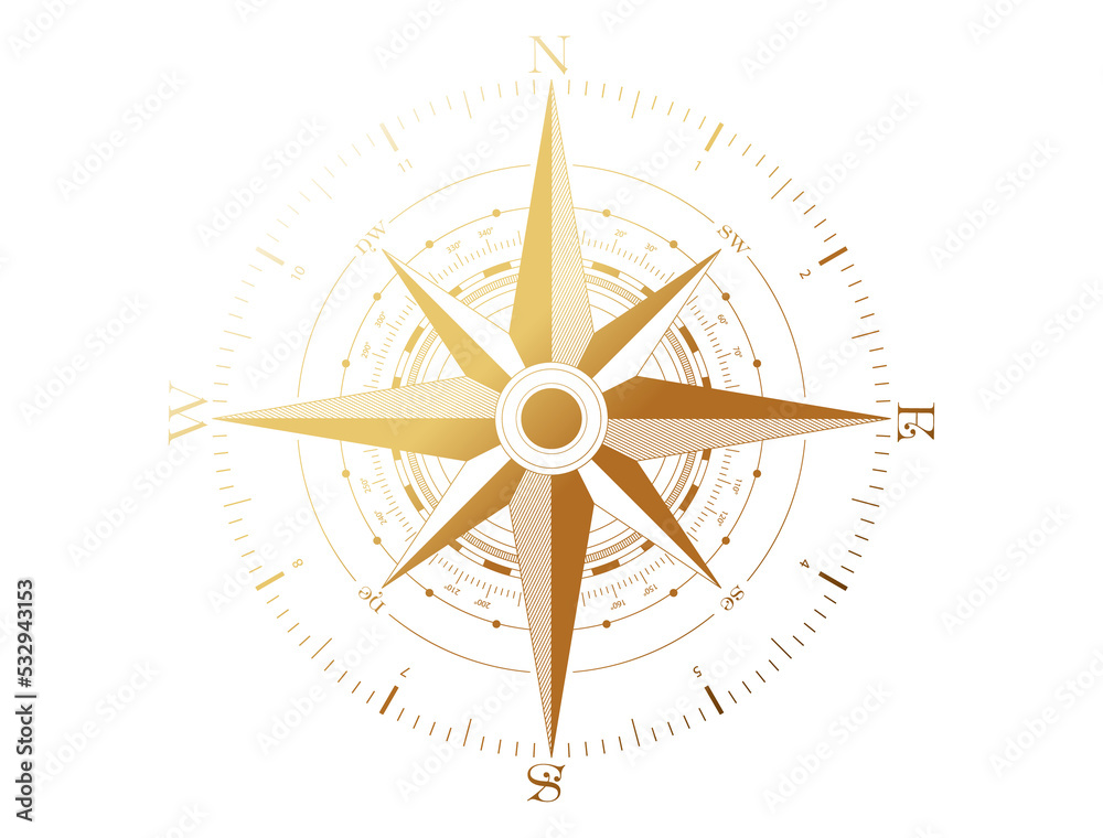 PNG compass wind rose logo picture. Golden color on transparent background. Columbus day or travel design element PNG compass wind rose logo picture. Golden color on transparent background. Columbus day or travel design element