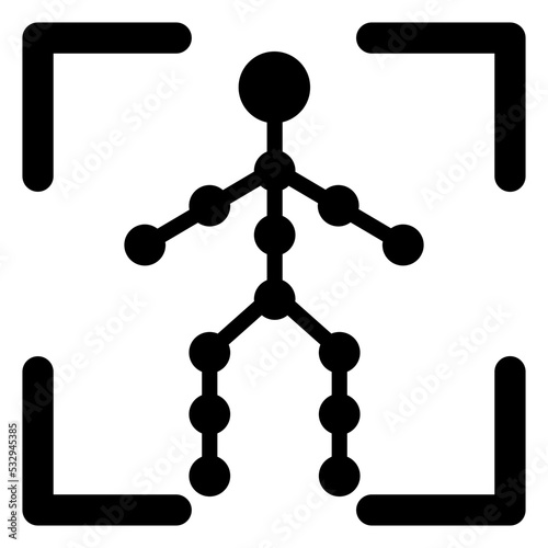 Modern design icon of animation model 