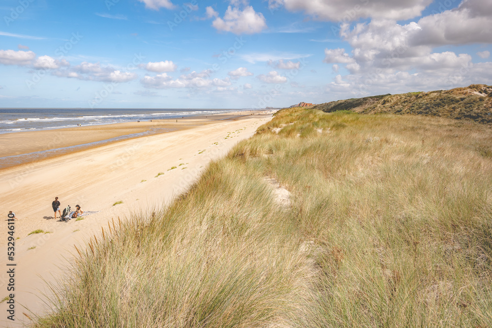 sand dunes on the coast
