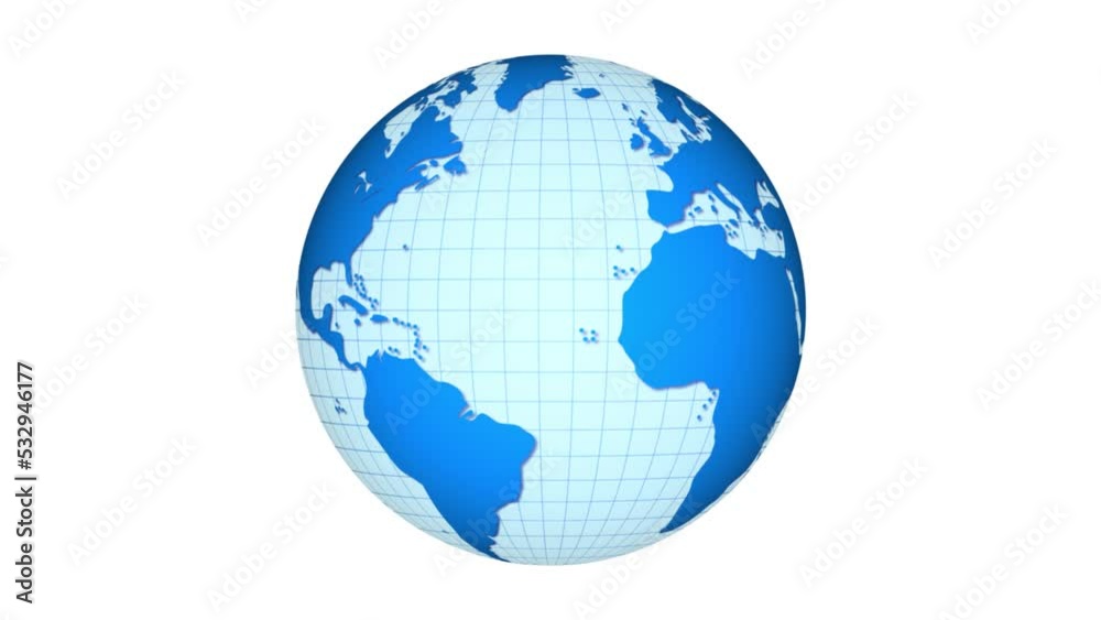 globe on white background with grid. globe on white background with grid.