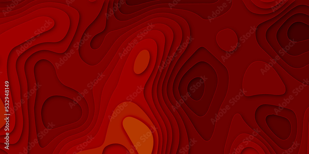 Luxury red abstract papercut background with 3d geometry circles.abstract hexagon papercut design background with overlap layer>< Luxury red abstract papercut background with 3d geometry circles.abstract hexagon papercut design background with overlap layer><