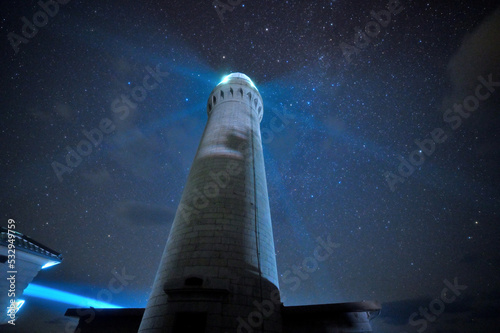 角島灯台と星空