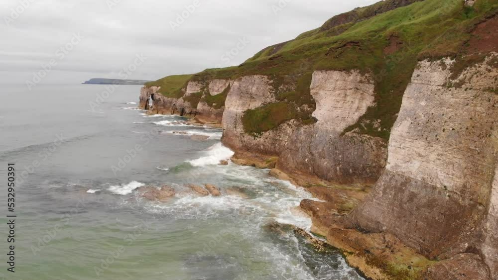 Aerial Shot Coastline of Northern Ireland Aerial Shot Coastline of Northern Ireland