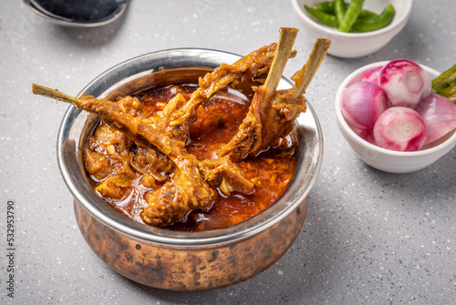 Mutton curry or Mutton gravy is a delicious Indian curried dish of soft tender chunks of meat in spicy onion tomato gravy