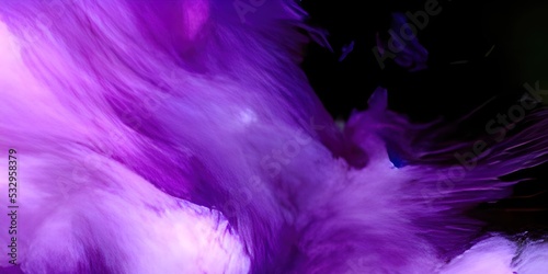 Abstract purple liquid wave background. Fluid composition of shapes. illustration © Divyesh