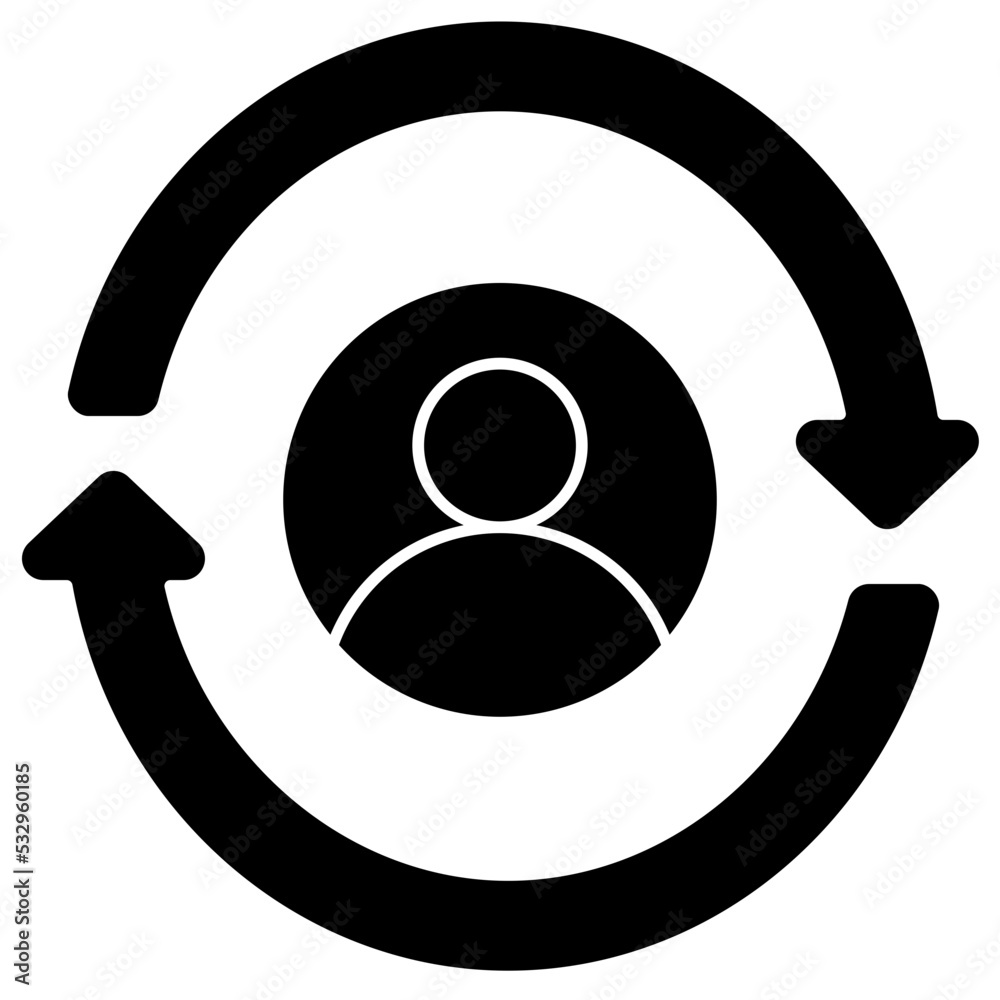 customer solid icon