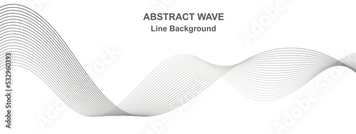 Abstract wavy gray stream element for design on a white background. You can use for Web, Texture, Wallpaper, Template, Desktop background, Business banner, poster design.