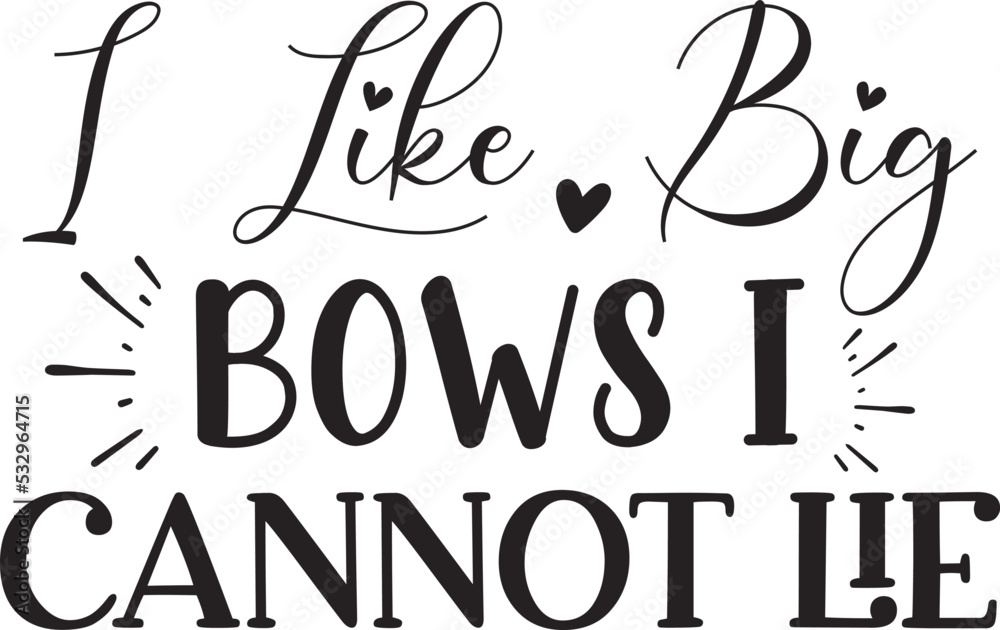 I like big bows i cannot lie