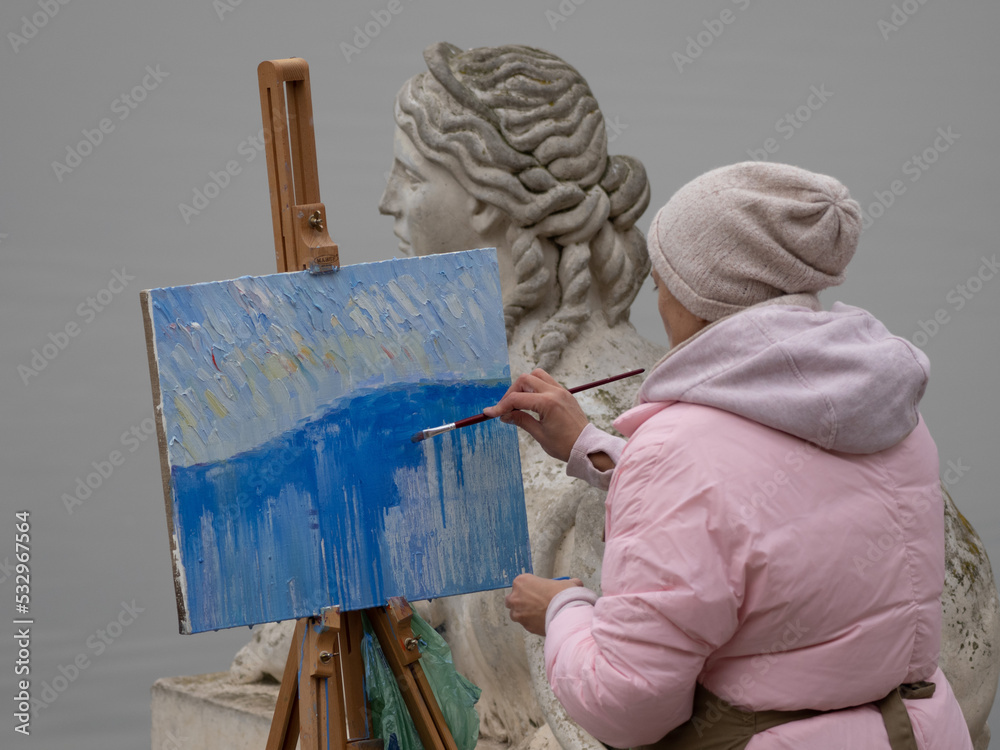 artist at work