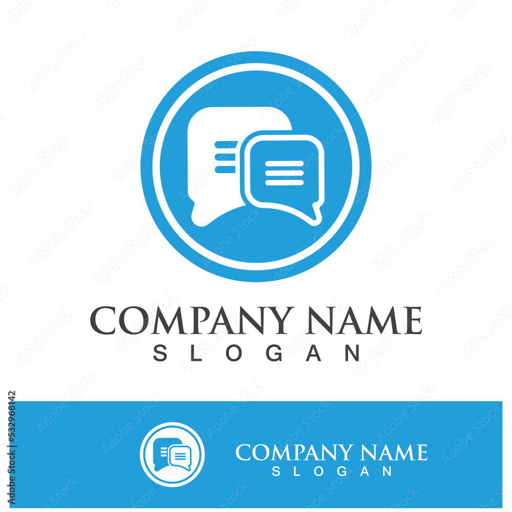message bubble logo and symbol speech message bubble logo and symbol speech