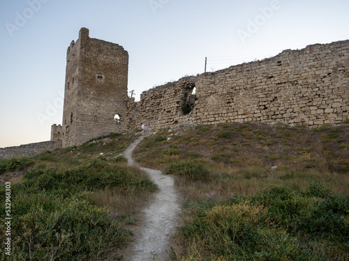 Obraz na płótnie ruins of castle w salonie