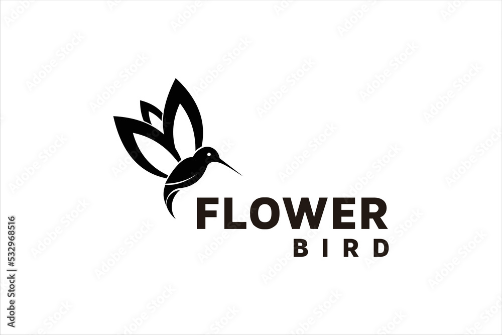 flower bird animal abstract wing nature concept flower bird animal abstract wing nature concept