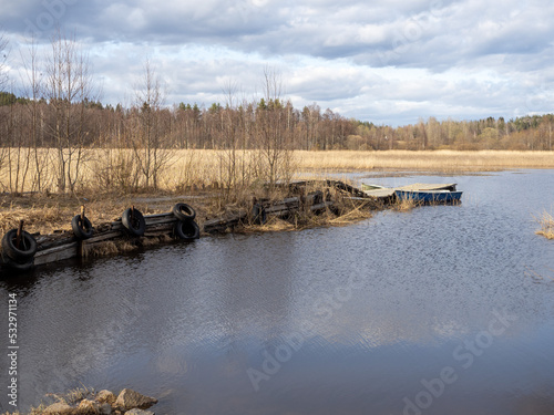 Obraz na płótnie lake in the forest w salonie