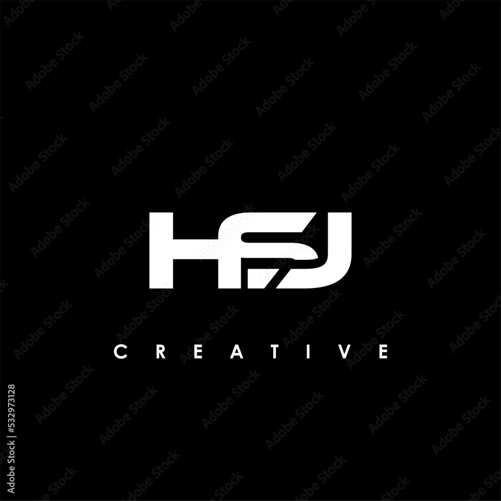 HSJ Letter Initial Logo Design Template Vector Illustration HSJ Letter Initial Logo Design Template Vector Illustration