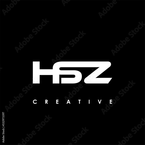 HSZ Letter Initial Logo Design Template Vector Illustration
