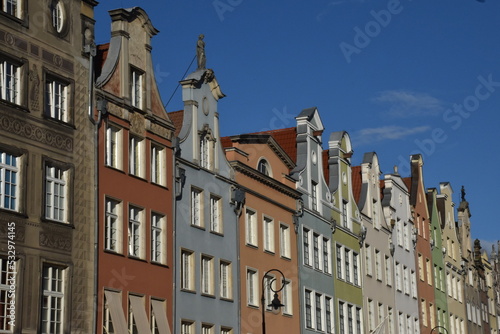 Häuser in der Altstadt von Danzig
