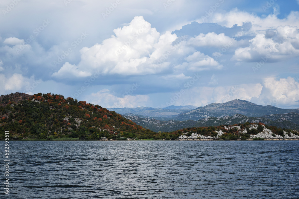 The Skadar lake in Montenegro