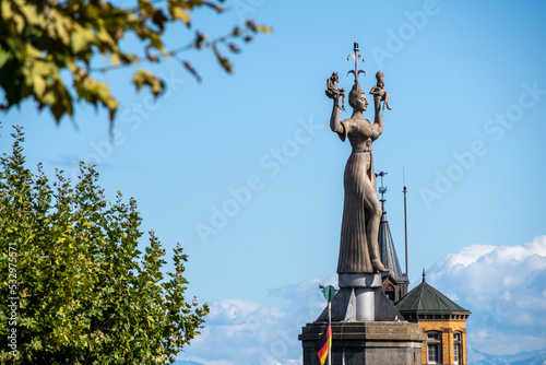Foto Imperia Konstanz am schönen Bodensee Herbst