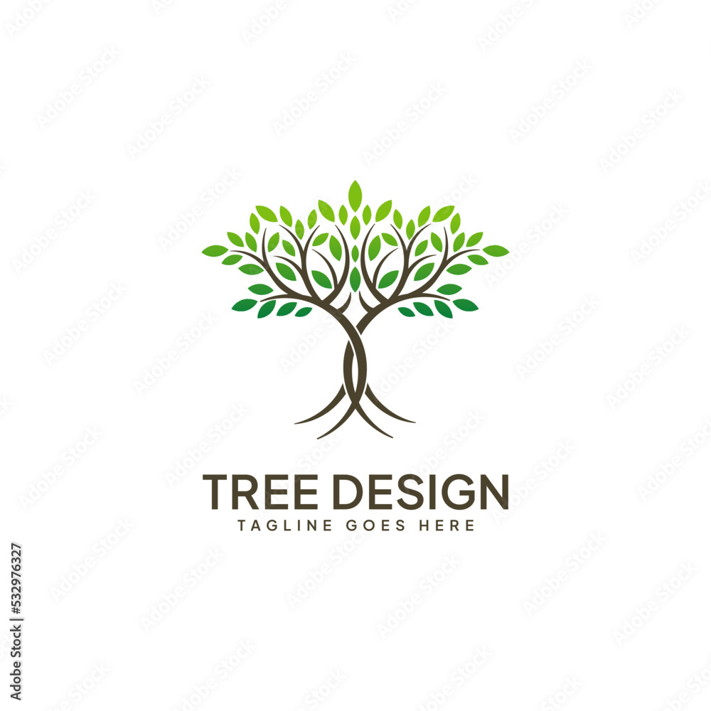 Template Tree of life logo inspiration