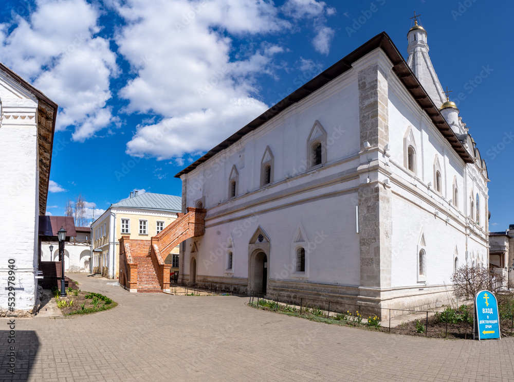 Serpukhov famous the vladychny Vvedensky female monastery.