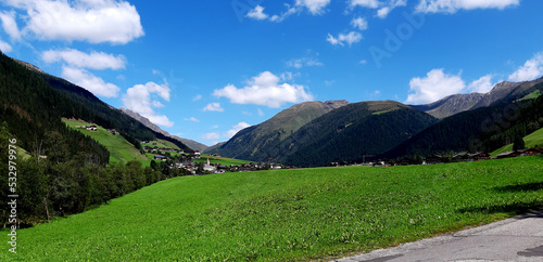 Green alpine valley