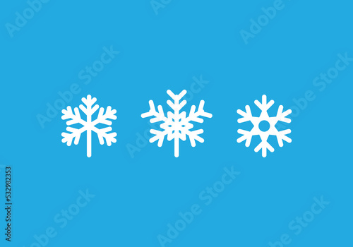 Snow and could icon design for your business