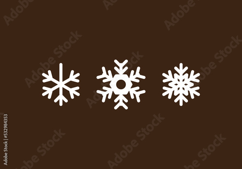 Snow and could icon design for your business