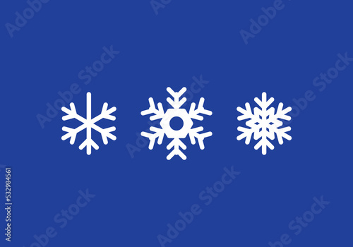 Snow and could icon design for your business