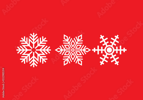 Snow and could icon design for your business
