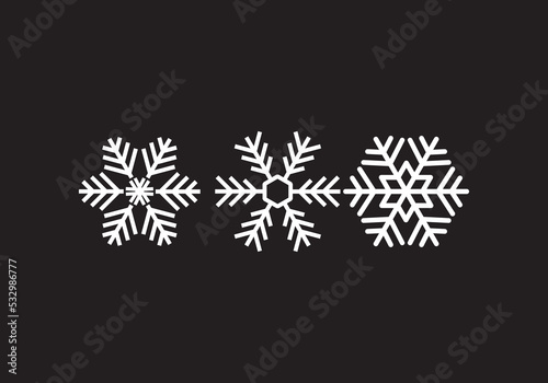 Snow and could icon design for your business