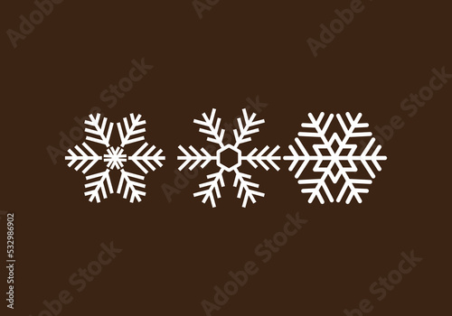 Snow and could icon design for your business