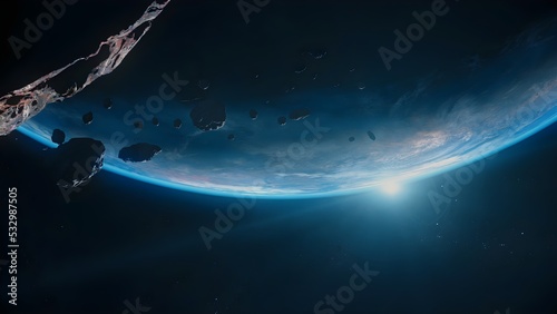 Fototapeta Naklejka Na Ścianę i Meble -  blue planet earth