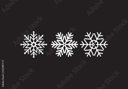 Snow and could icon design for your business