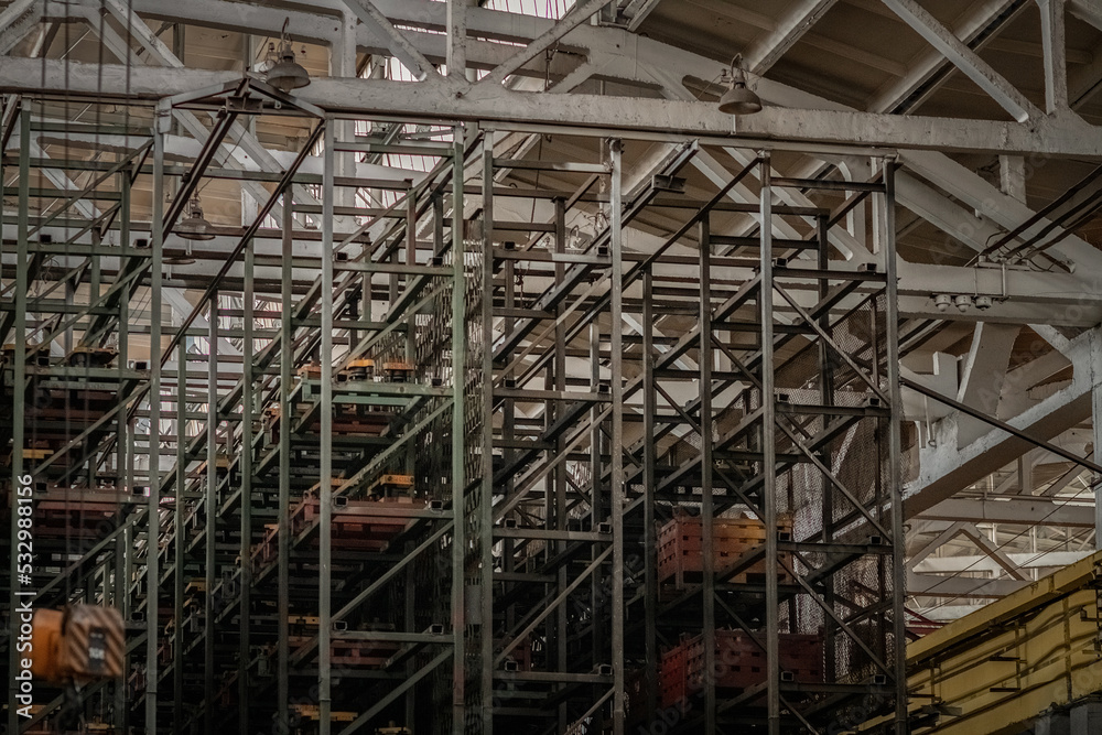 Production shop of a machine-building plant.