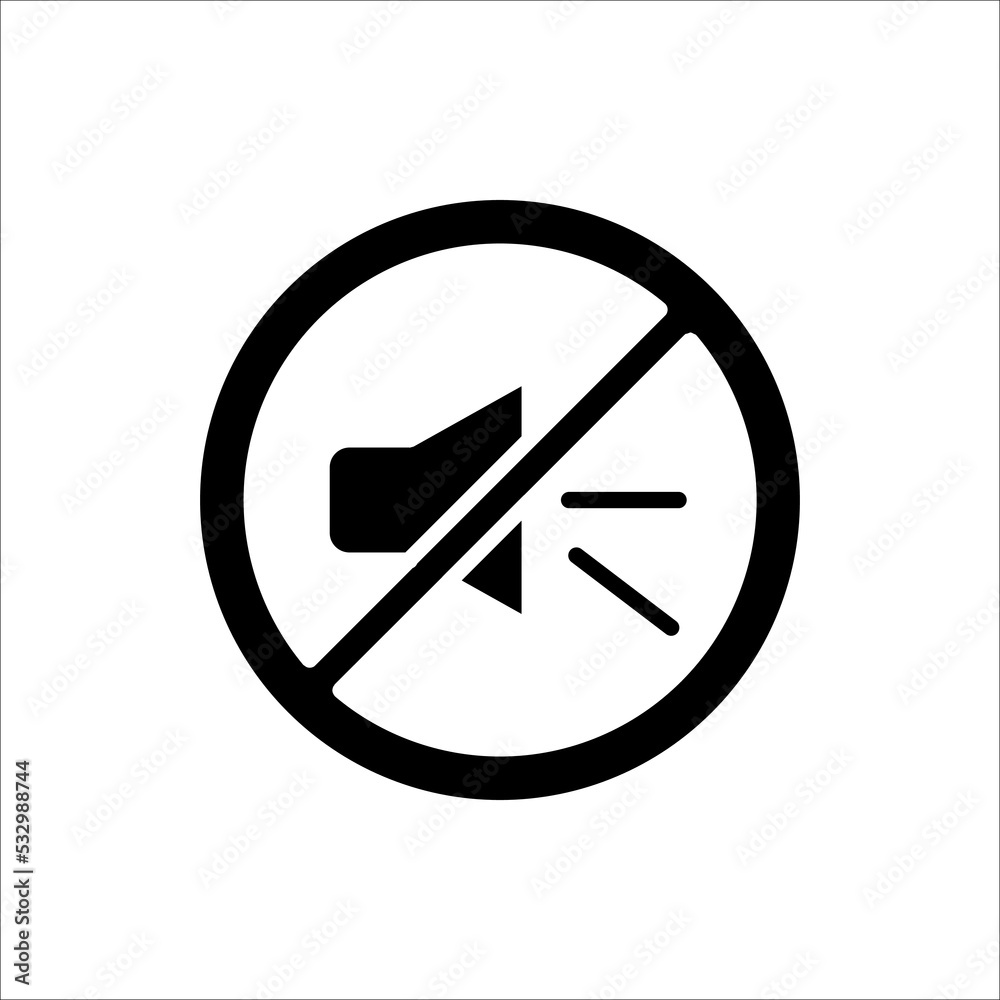 Sound volume icon isolated on white background Sound volume icon isolated on white background