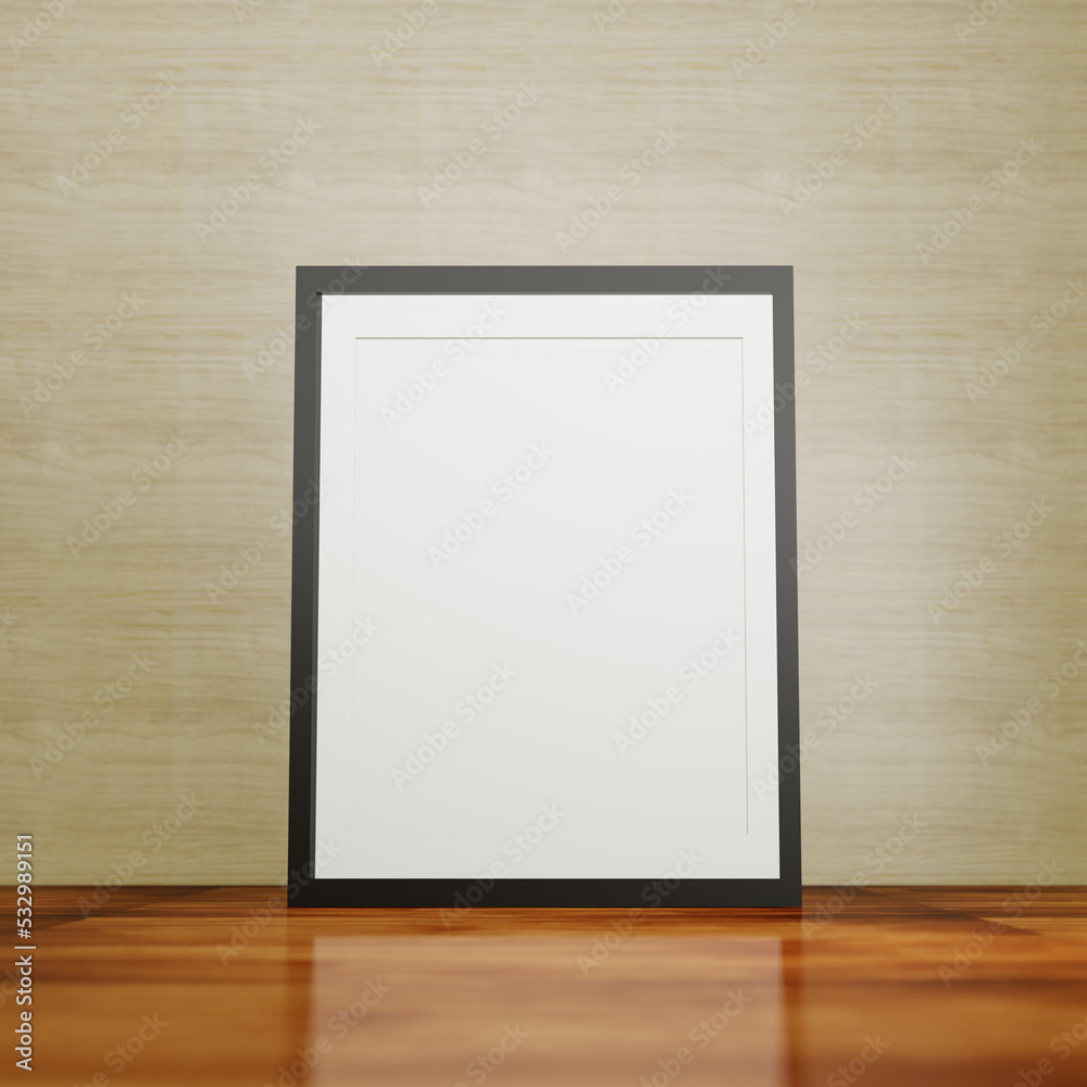photo frame mock up 3d illustration image photo frame mock up 3d illustration image