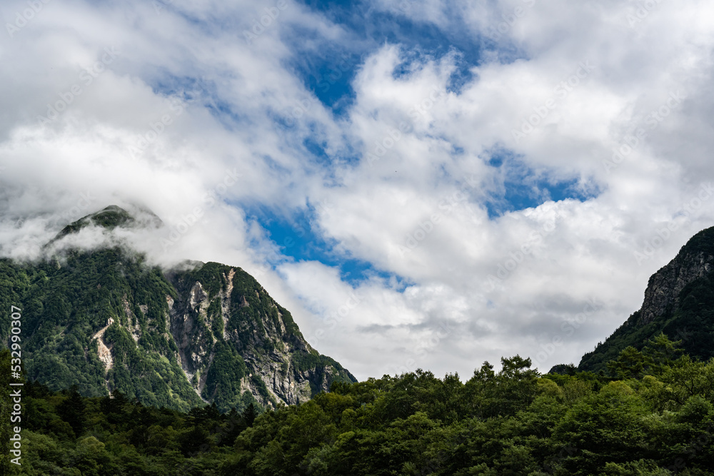 上高地 - 穂高連峰 上高地 - 穂高連峰