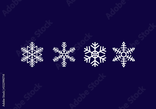 Snow and could icon design for your business