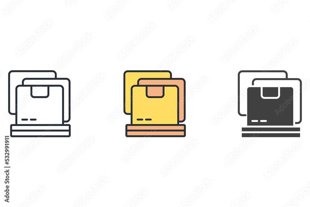 package icons symbol vector elements for infographic web package icons symbol vector elements for infographic web