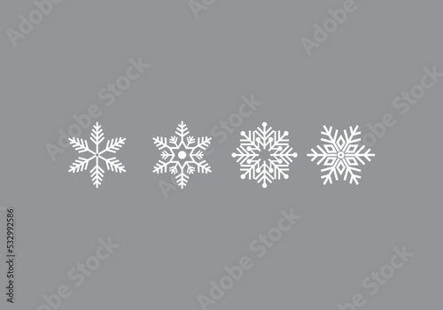 Snow and could icon design for your business