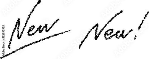 New! 色々使える手書きのベクター素材