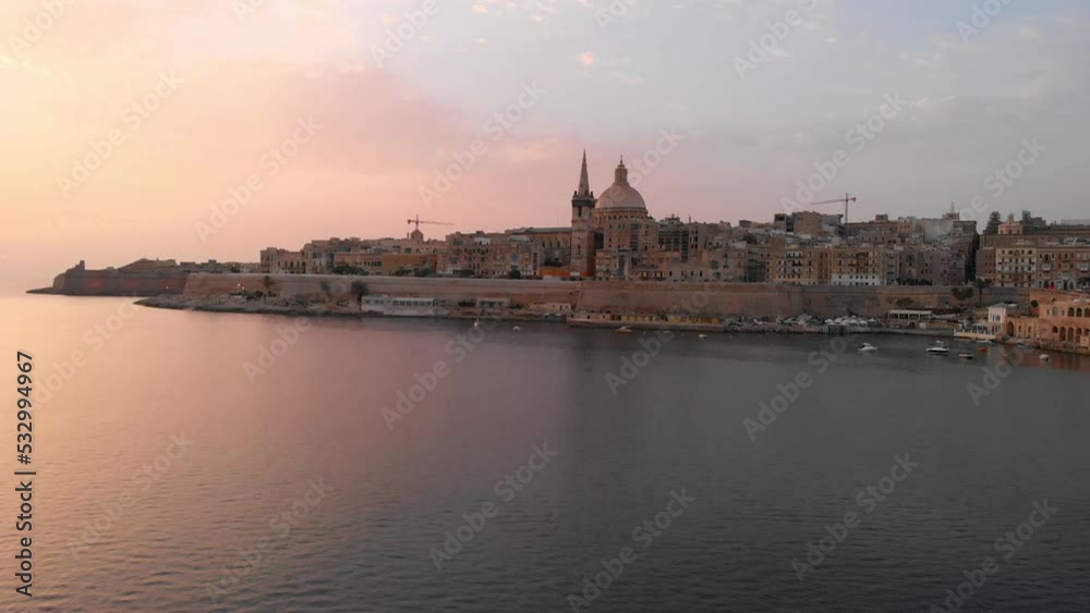 Valletta City view from Great Siege, Malta Valletta City view from Great Siege, Malta