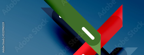 Background overlapping lines. Dynamic lines abstract wallpaper. Straight lines composition vector illustration for wallpaper banner background or landing page