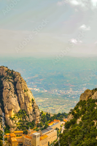 モンセラットの奇岩山（バルセロナ）